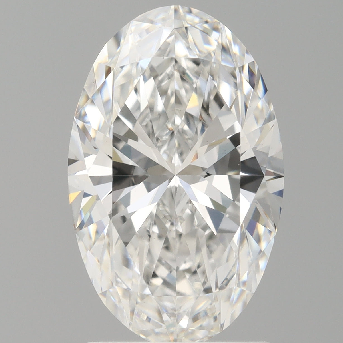 2.05 Carat Oval Shaped, Ideal Cut, E Color, VVS2 Clarity, IGI Certified Lab Grown Diamond