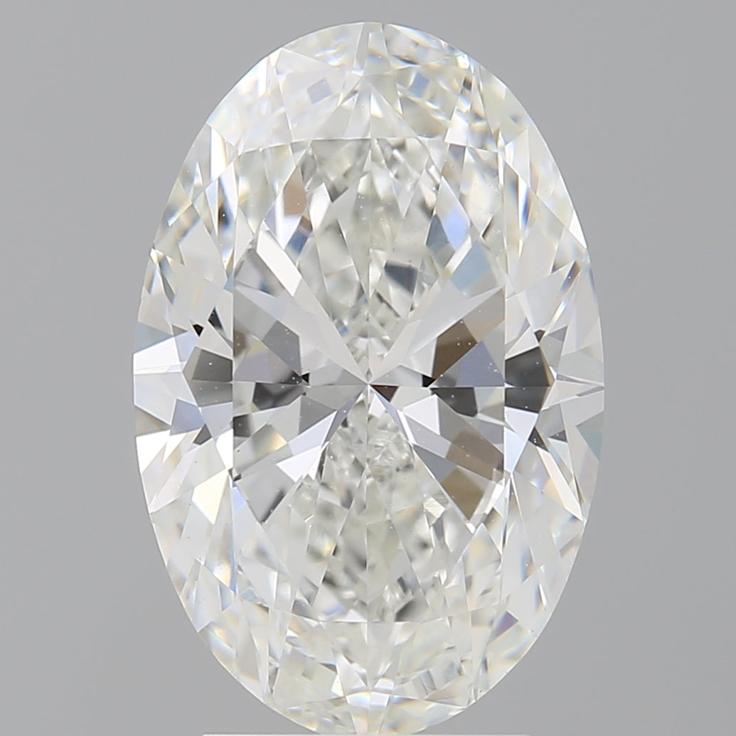 4.01 Carat Oval Shaped, Ideal Cut, F Color, VVS2 Clarity, IGI Certified Lab Grown Diamond