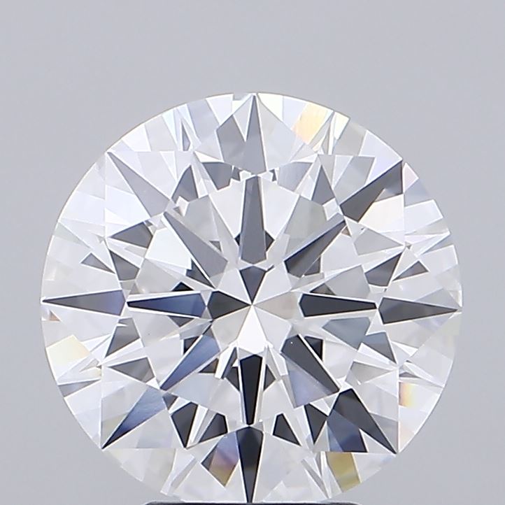5.52 Carat Round Shaped, Ideal Cut, E Color, VVS2 Clarity, IGI Certified Lab Grown Diamond