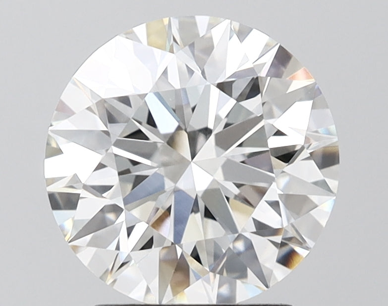 2.52 Carat Round Shaped, Ideal Cut, F Color, VVS2 Clarity, IGI Certified Lab Grown Diamond