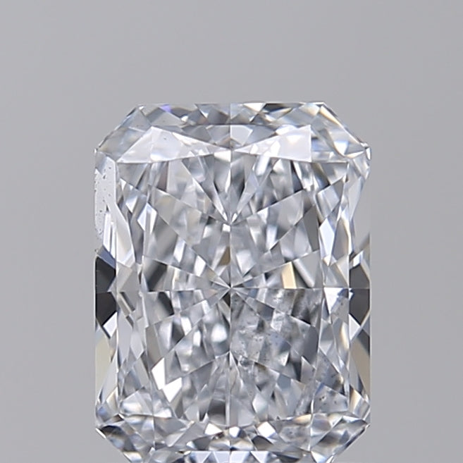 0.93 Carat Radiant Shaped, Ideal Cut, E Color, VS2 Clarity, IGI Certified Lab Grown Diamond