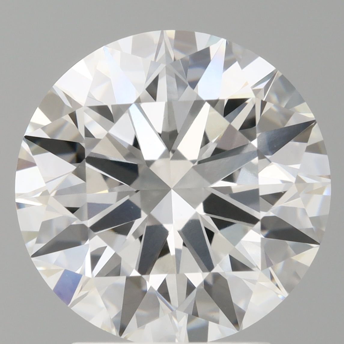 3.09 Carat Round Shaped, Ideal Cut, E Color, VVS2 Clarity, IGI Certified Lab Grown Diamond