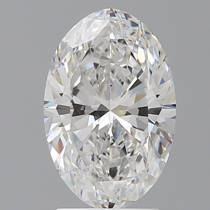 2.59 Carat Oval Shaped, Ideal Cut, E Color, VS1 Clarity, IGI Certified Lab Grown Diamond