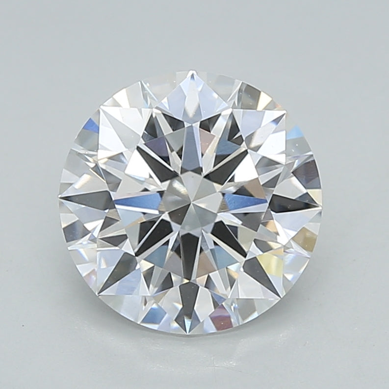 2.02 Carat Round Shaped, Ideal Cut, E Color, VVS2 Clarity, IGI Certified Lab Grown Diamond