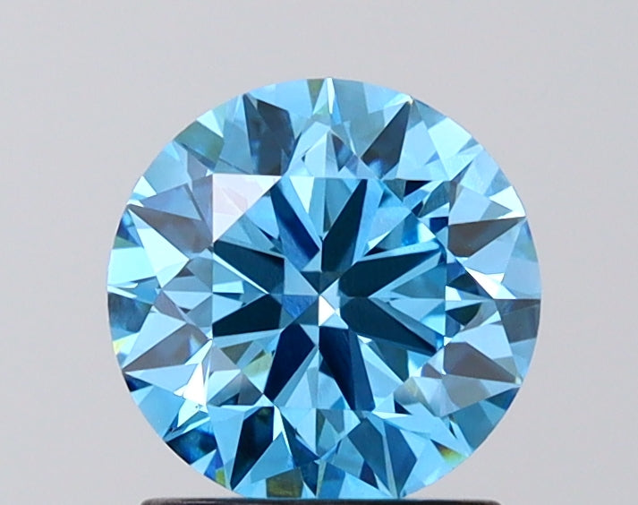1.34 Carat Round Shaped, Ideal Cut, VVS2 Clarity, IGI Certified Lab Grown Diamond