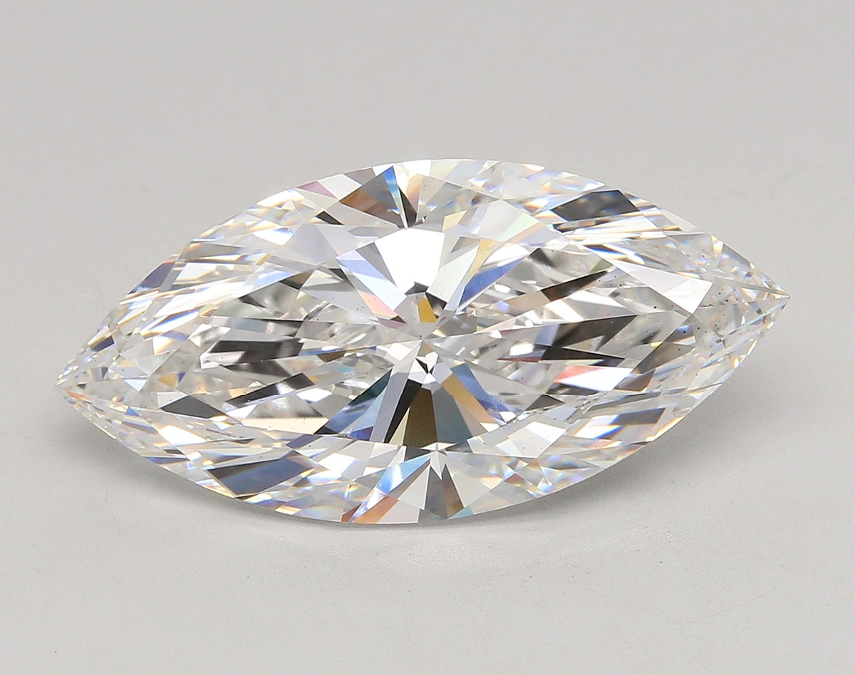 10.03 Carat Marquise Shaped, Ideal Cut, E Color, VS2 Clarity, IGI Certified Lab Grown Diamond