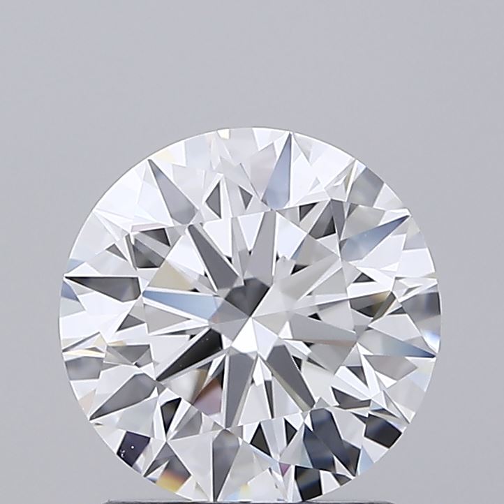1.59 Carat Round Shaped, Ideal Cut, D Color, VVS2 Clarity, IGI Certified Lab Grown Diamond