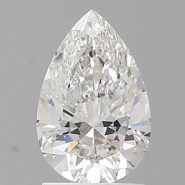 1.59 Carat Pear Shaped, Ideal Cut, F Color, VVS2 Clarity, IGI Certified Lab Grown Diamond