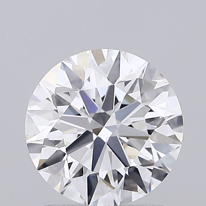 1.53 Carat Round Shaped, Ideal Cut, D Color, VVS2 Clarity, IGI Certified Lab Grown Diamond