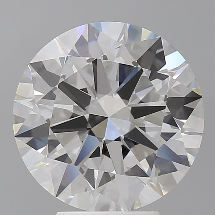 5.03 Carat Round Shaped, Excellent Cut, F Color, VVS2 Clarity, IGI Certified Lab Grown Diamond