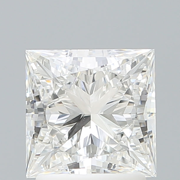 2.04 Carat Princess Shaped, Ideal Cut, F Color, VVS1 Clarity, IGI Certified Lab Grown Diamond