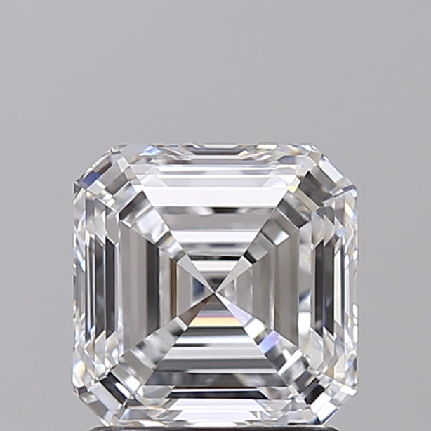 1.51 Carat Asscher Shaped, Excellent Cut, D Color, IF Clarity, IGI Certified Lab Grown Diamond