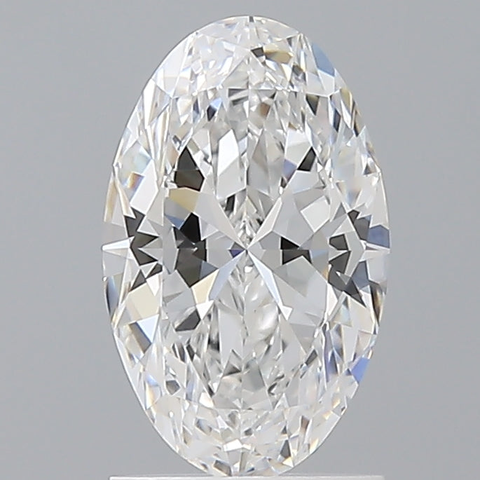 1.53 Carat Oval Shaped, Ideal Cut, D Color, VVS2 Clarity, IGI Certified Lab Grown Diamond