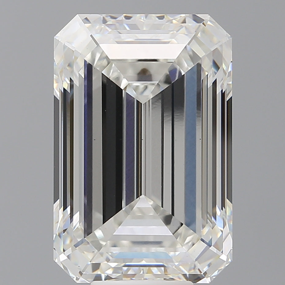 11.10 Carat Emerald Shaped, Ideal Cut, F Color, VS1 Clarity, IGI Certified Lab Grown Diamond