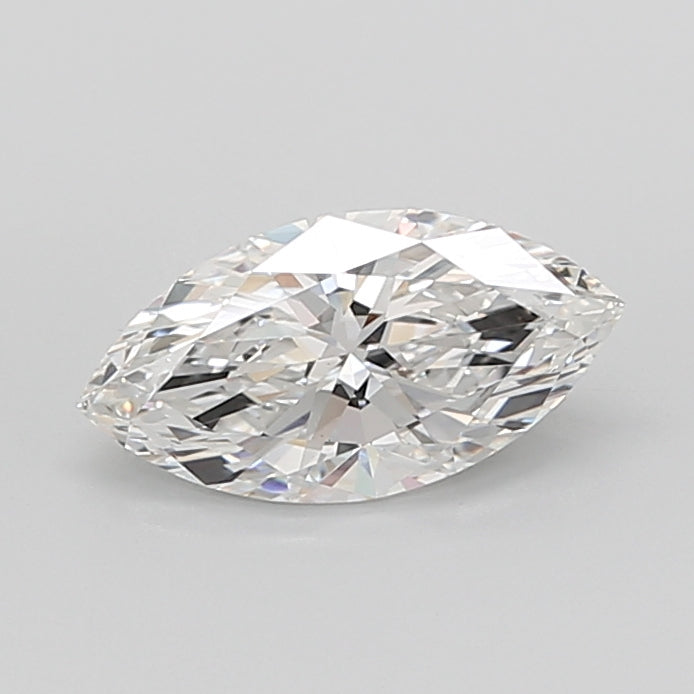 3.05 Carat Marquise Shaped, Ideal Cut, F Color, VVS2 Clarity, IGI Certified Lab Grown Diamond