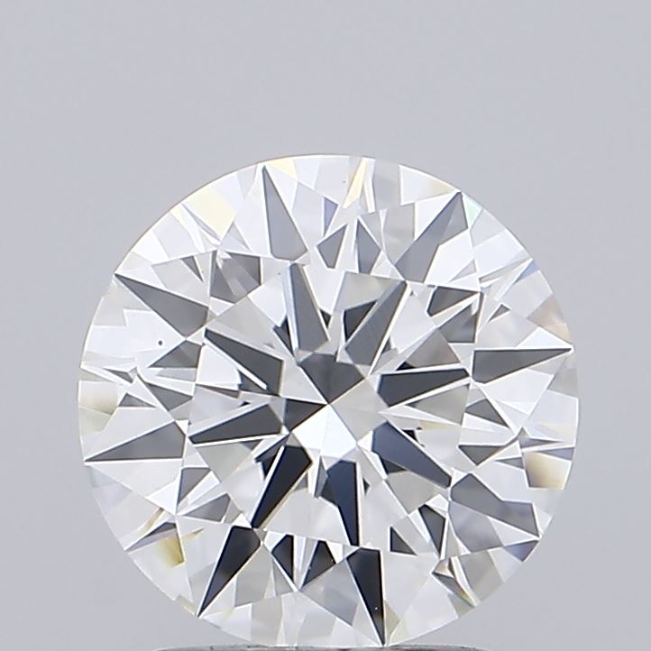 2.06 Carat Round Shaped, Ideal Cut, F Color, VS1 Clarity, IGI Certified Lab Grown Diamond