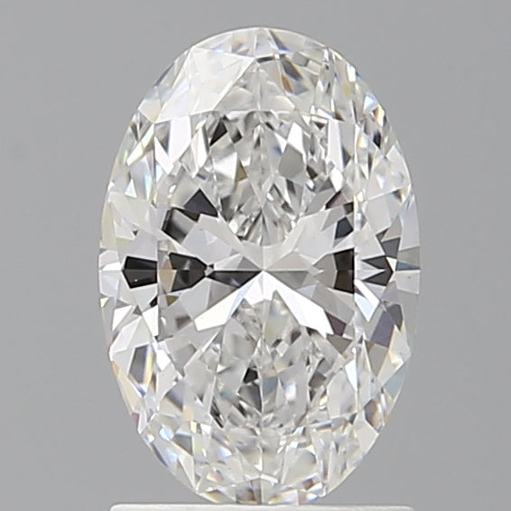 1.50 Carat Oval Shaped, Ideal Cut, D Color, VS1 Clarity, IGI Certified Lab Grown Diamond