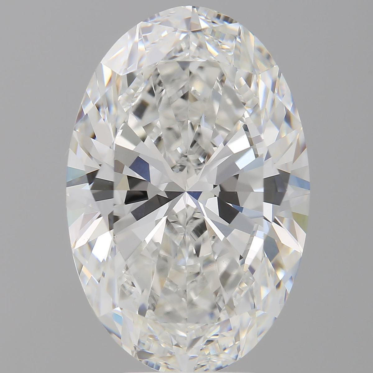 7.04 Carat Oval Shaped, Ideal Cut, F Color, VVS2 Clarity, IGI Certified Lab Grown Diamond