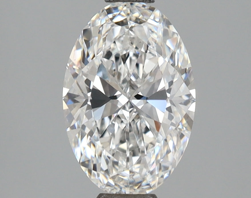 1.08 Carat Oval Shaped, Ideal Cut, D Color, VVS1 Clarity, IGI Certified Lab Grown Diamond