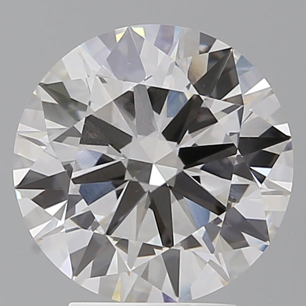3.53 Carat Round Shaped, Ideal Cut, F Color, VVS2 Clarity, IGI Certified Lab Grown Diamond