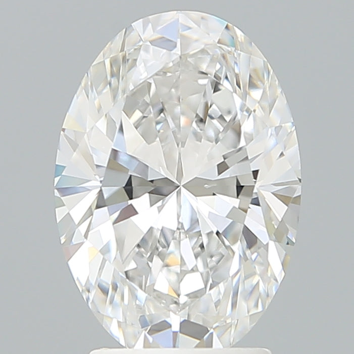 2.96 Carat Oval Shaped, Ideal Cut, E Color, VVS1 Clarity, IGI Certified Lab Grown Diamond