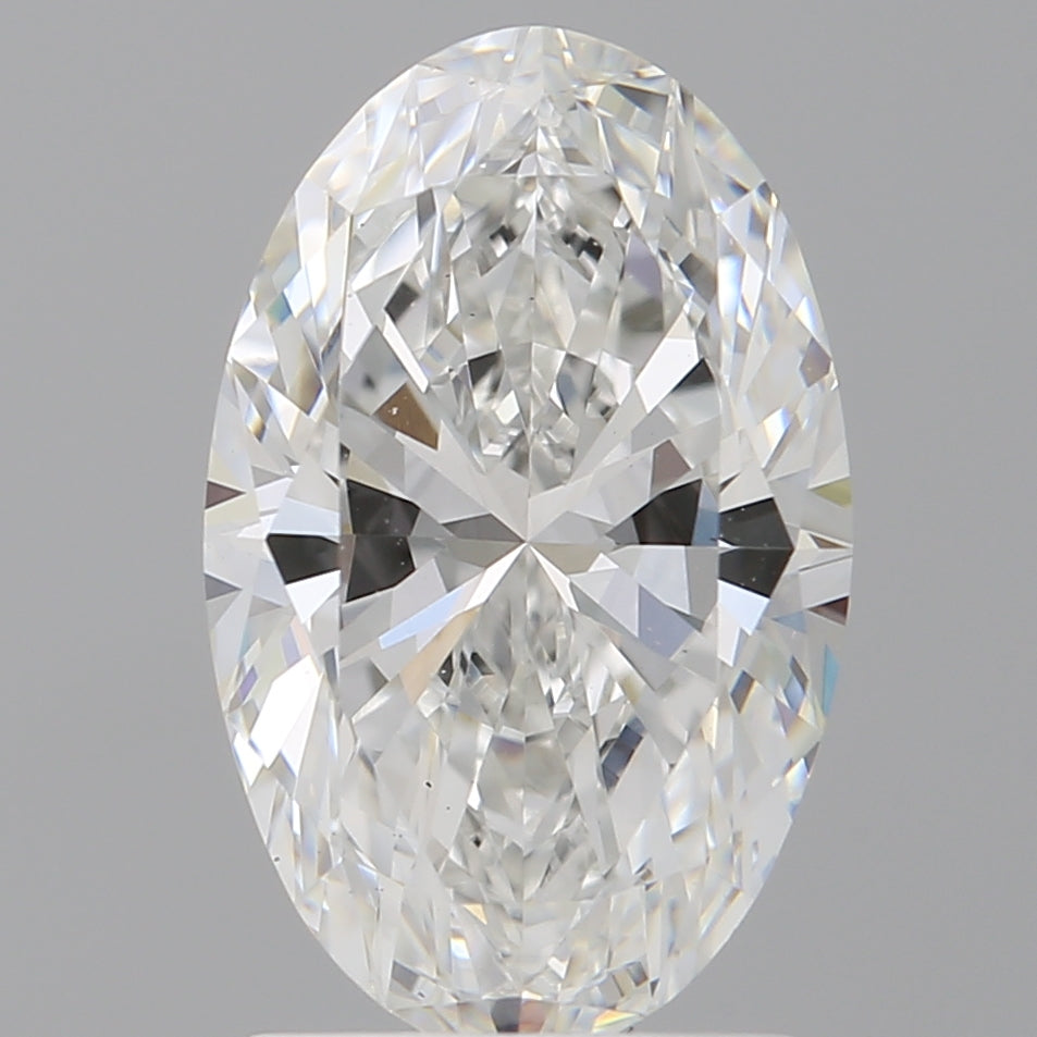 2.07 Carat Oval Shaped, Ideal Cut, F Color, VS1 Clarity, IGI Certified Lab Grown Diamond