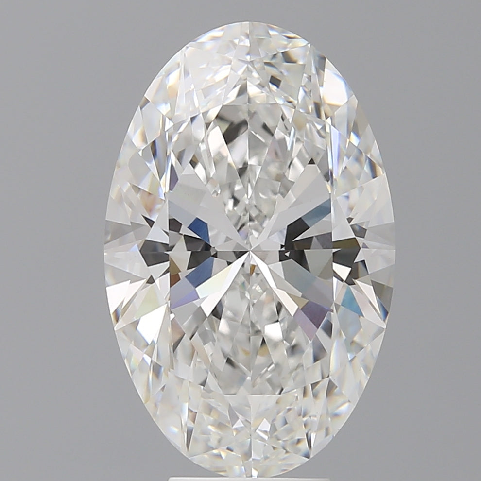 7.54 Carat Oval Shaped, Ideal Cut, E Color, VVS2 Clarity, IGI Certified Lab Grown Diamond