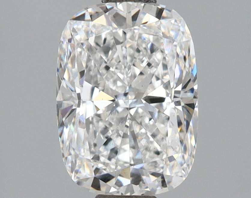 2.01 Carat Cushion Shaped, Ideal Cut, D Color, VS1 Clarity, IGI Certified Lab Grown Diamond