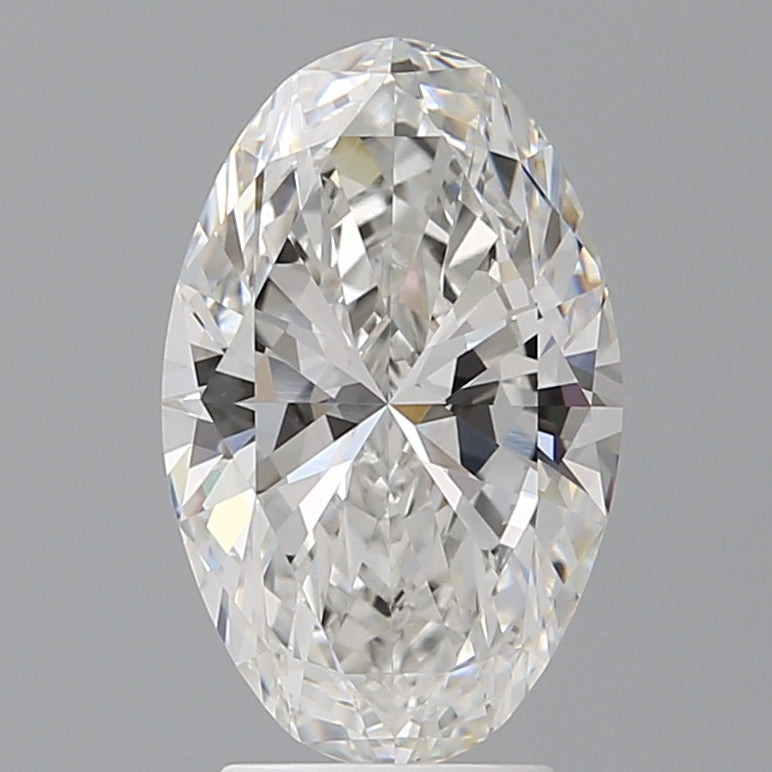 3.41 Carat Oval Shaped, Ideal Cut, E Color, VVS2 Clarity, IGI Certified Lab Grown Diamond