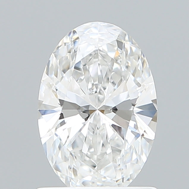 1.05 Carat Oval Shaped, Ideal Cut, D Color, VVS2 Clarity, IGI Certified Lab Grown Diamond