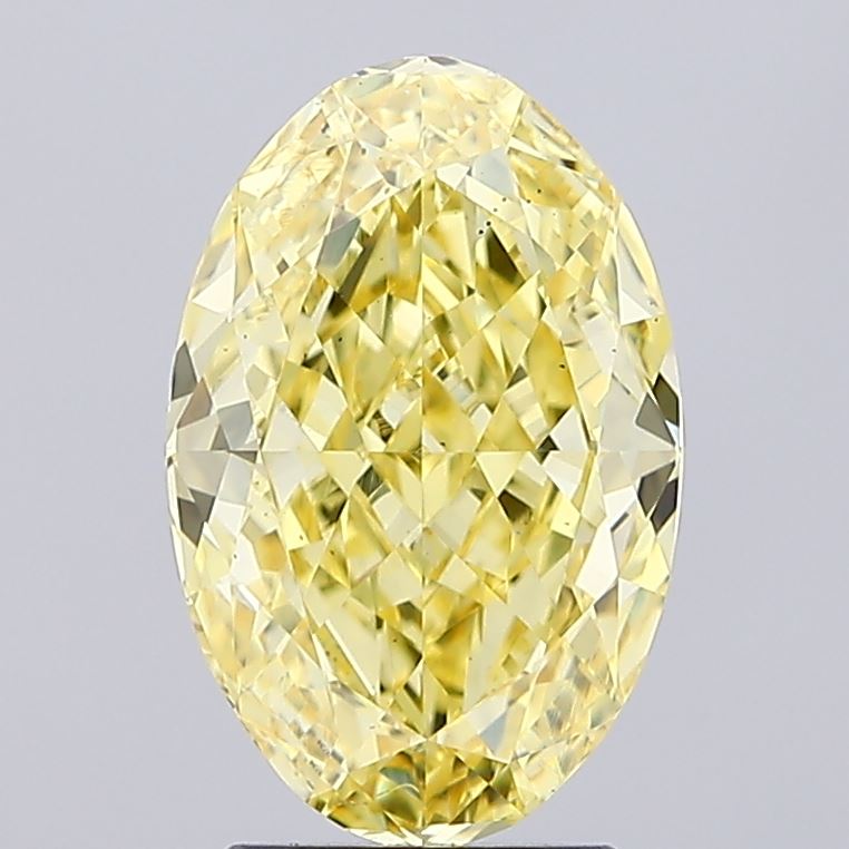 3.21 Carat Oval Shaped, Excellent Cut, VS2 Clarity, IGI Certified Lab Grown Diamond