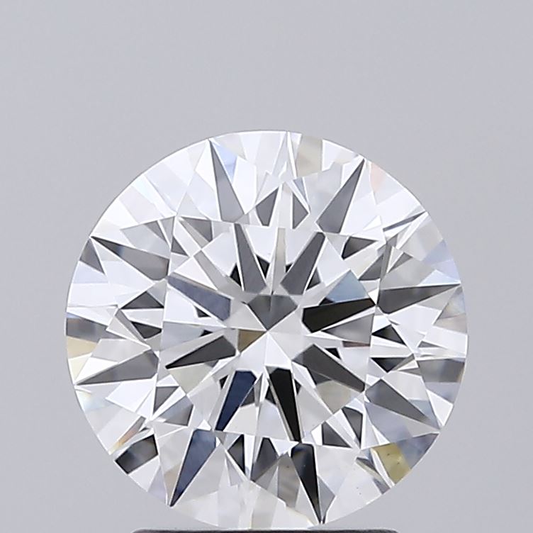 2.17 Carat Round Shaped, Ideal Cut, D Color, VVS2 Clarity, IGI Certified Lab Grown Diamond