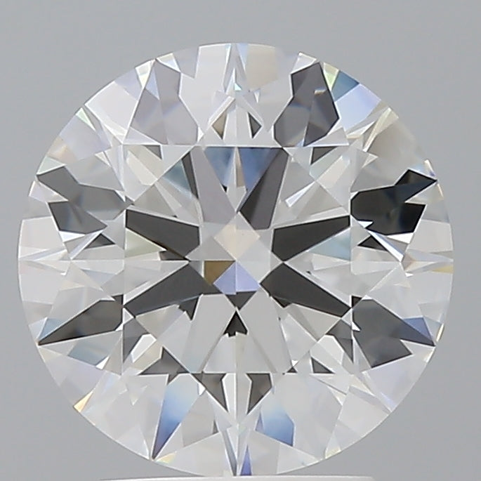 3.09 Carat Round Shaped, Ideal Cut, F Color, VVS2 Clarity, IGI Certified Lab Grown Diamond