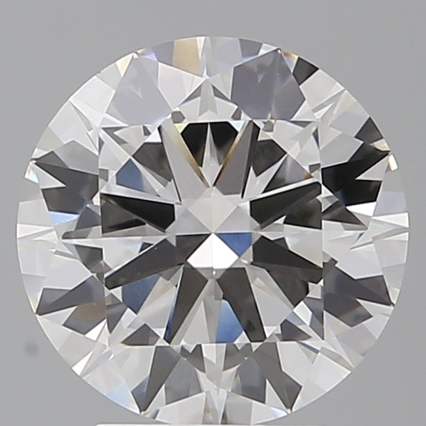 3.52 Carat Round Shaped, Excellent Cut, F Color, VVS2 Clarity, IGI Certified Lab Grown Diamond