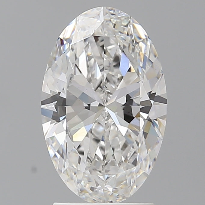 2.53 Carat Oval Shaped, Ideal Cut, E Color, VVS2 Clarity, IGI Certified Lab Grown Diamond