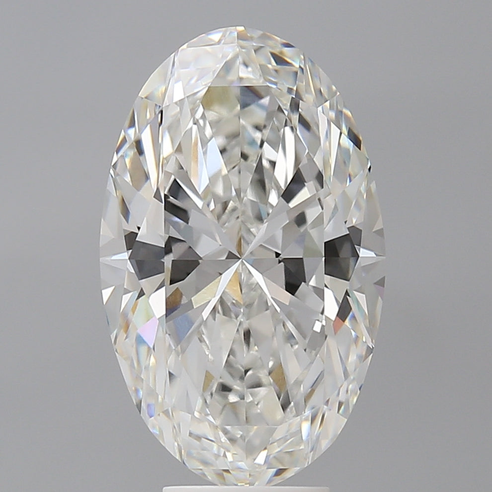 6.56 Carat Oval Shaped, Ideal Cut, F Color, VVS2 Clarity, IGI Certified Lab Grown Diamond