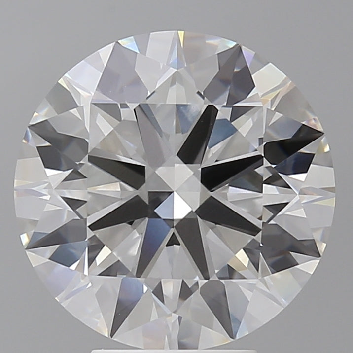 5.59 Carat Round Shaped, Ideal Cut, E Color, VVS2 Clarity, IGI Certified Lab Grown Diamond