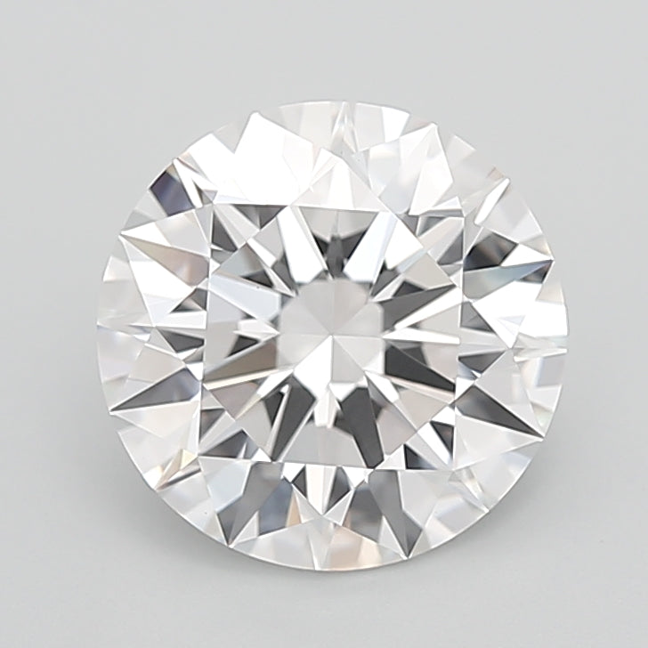 4.04 Carat Round Shaped, Ideal Cut, E Color, VVS2 Clarity, IGI Certified Lab Grown Diamond
