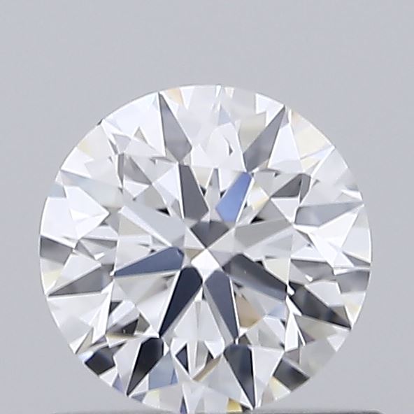 0.54 Carat Round Shaped, Ideal Cut, D Color, VVS2 Clarity, IGI Certified Lab Grown Diamond