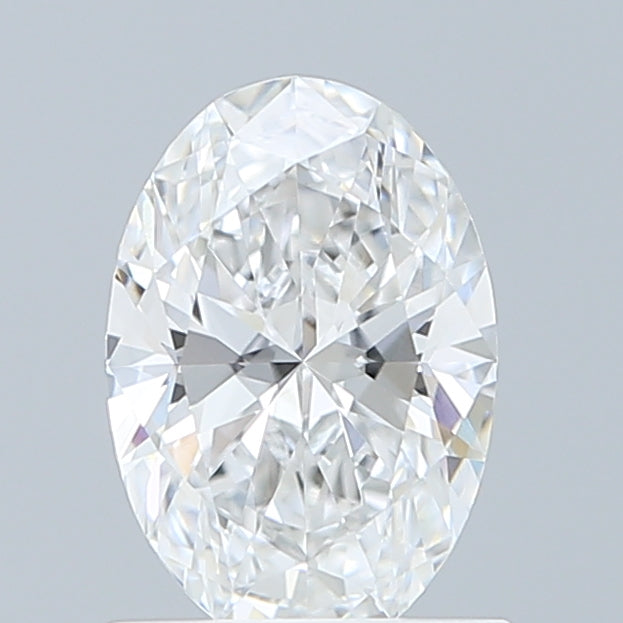 1.01 Carat Oval Shaped, Ideal Cut, D Color, VVS2 Clarity, IGI Certified Lab Grown Diamond