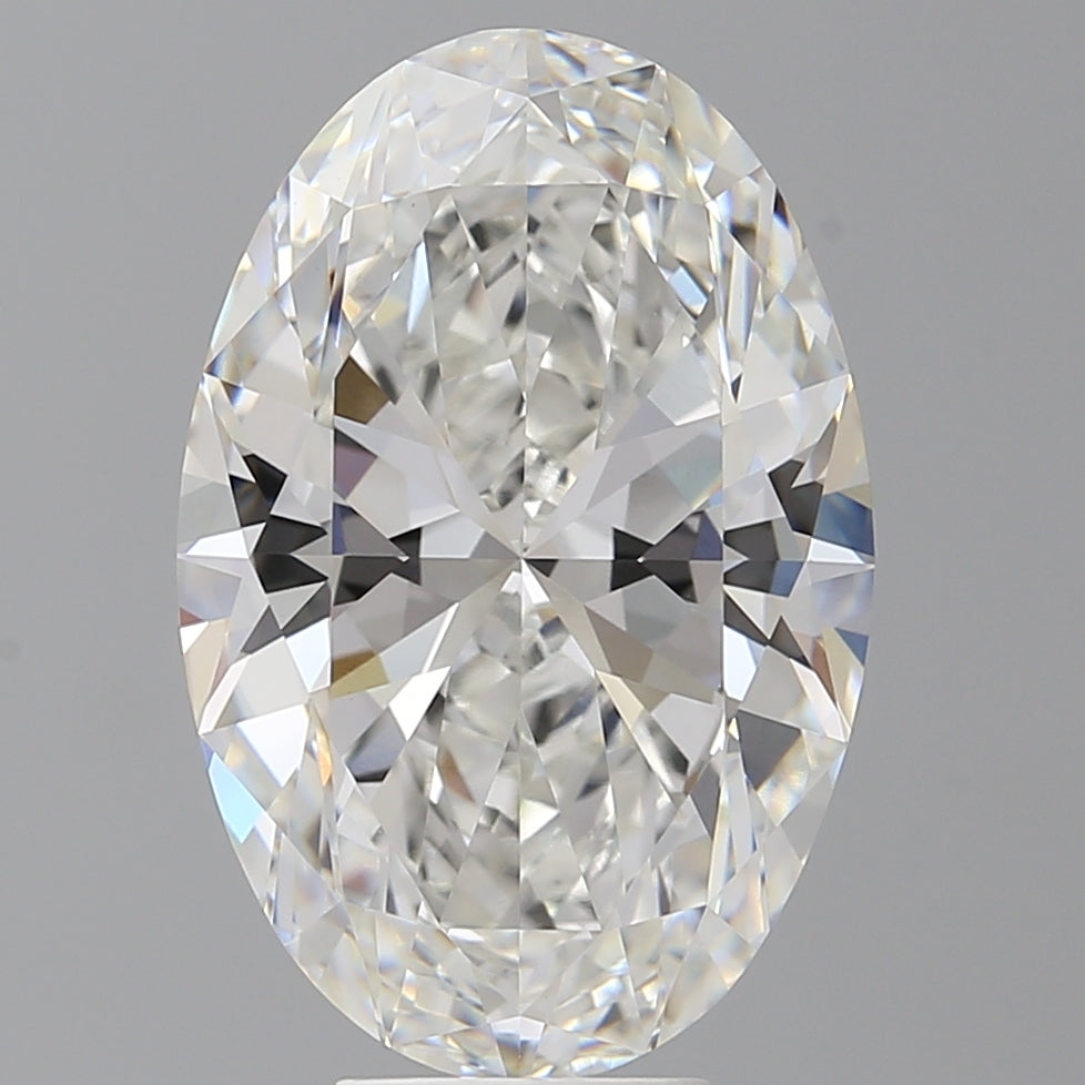8.09 Carat Oval Shaped, Ideal Cut, F Color, VVS2 Clarity, IGI Certified Lab Grown Diamond