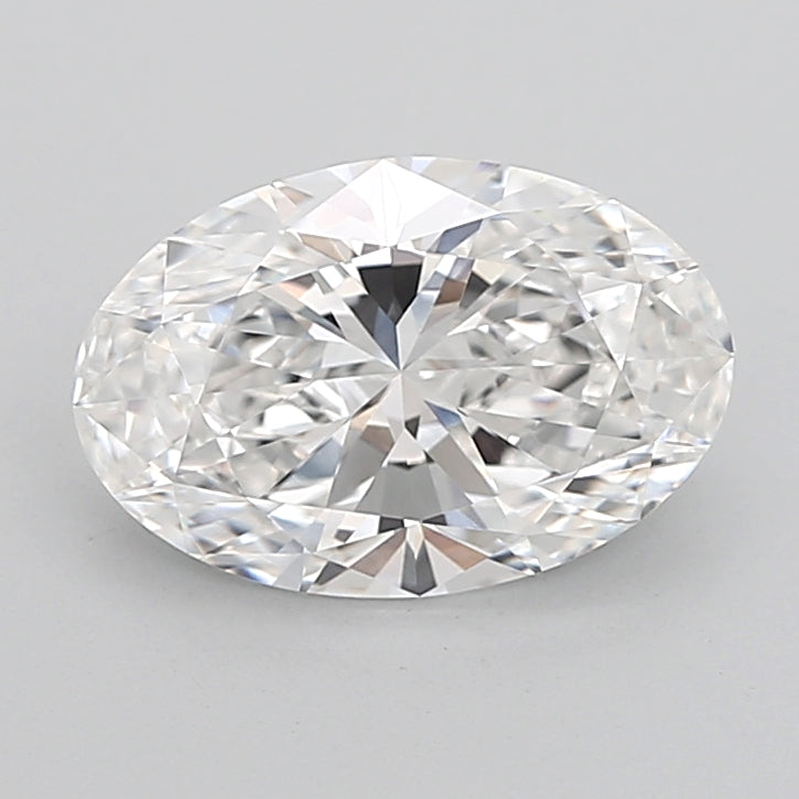3.02 Carat Oval Shaped, Ideal Cut, D Color, VVS2 Clarity, IGI Certified Lab Grown Diamond