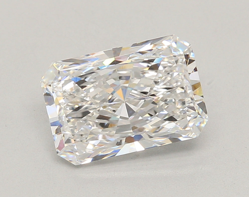 3.05 Carat Radiant Shaped, Excellent Cut, E Color, VVS2 Clarity, IGI Certified Lab Grown Diamond