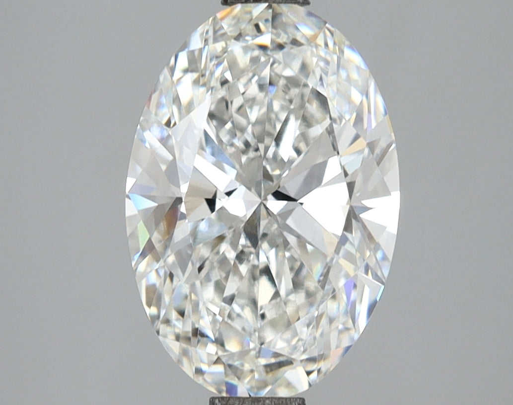 2.50 Carat Oval Shaped, Ideal Cut, G Color, VVS2 Clarity, IGI Certified Lab Grown Diamond