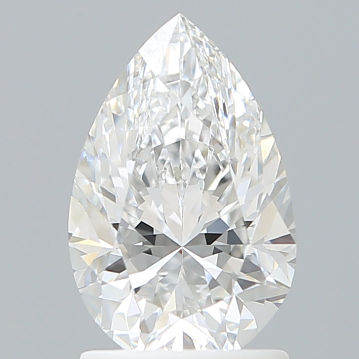 1.66 Carat Pear Shaped, Very Good Cut, E Color, VVS2 Clarity, IGI Certified Lab Grown Diamond