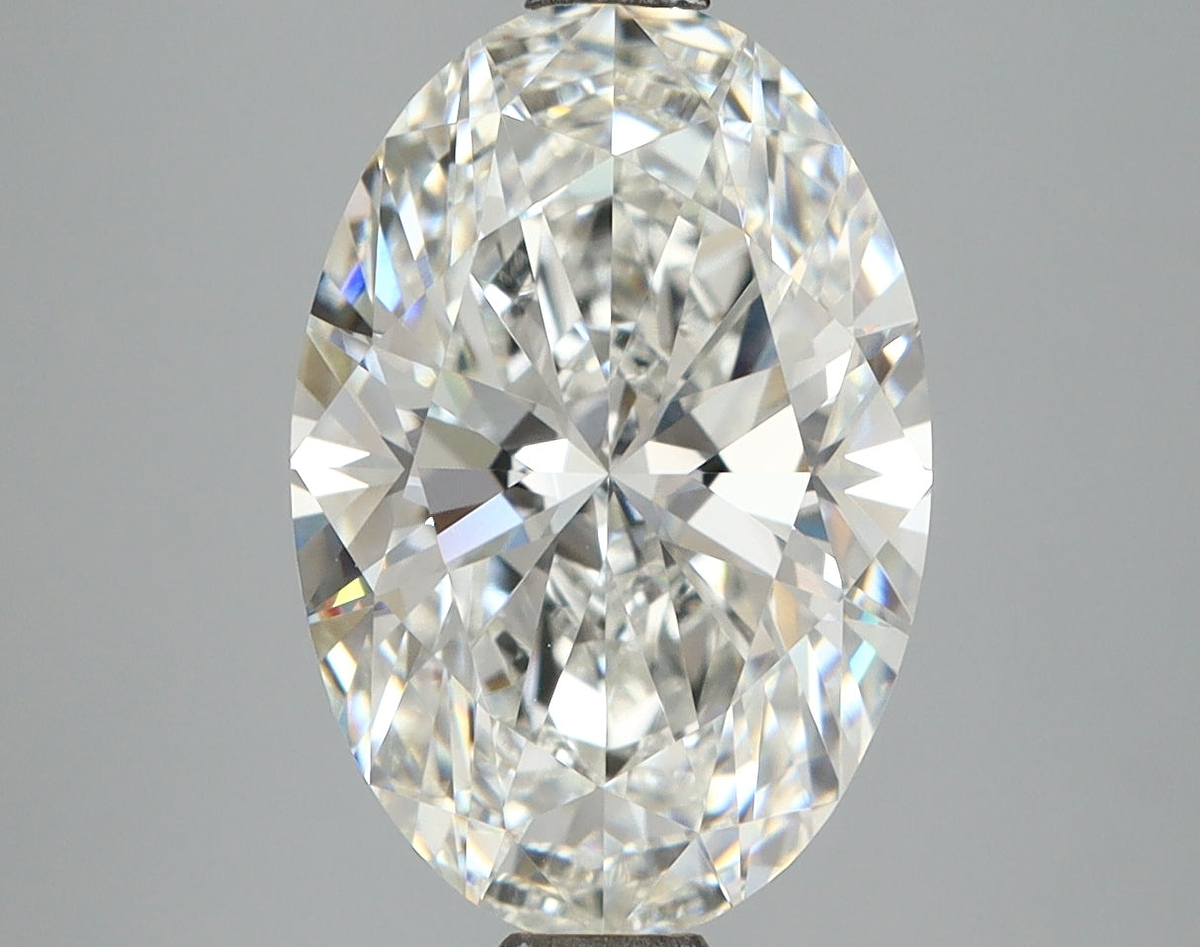 4.07 Carat Oval Shaped, Ideal Cut, E Color, VVS2 Clarity, IGI Certified Lab Grown Diamond