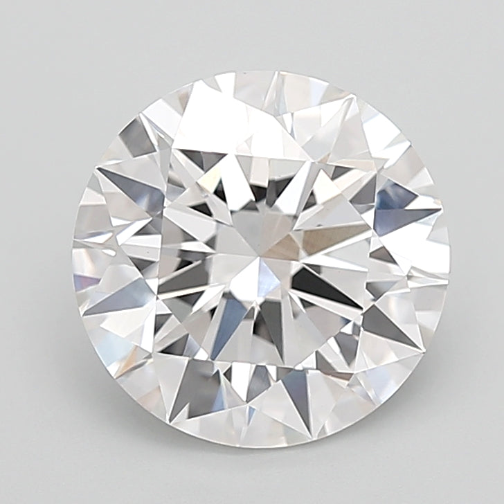 4.04 Carat Round Shaped, Ideal Cut, F Color, VVS2 Clarity, IGI Certified Lab Grown Diamond
