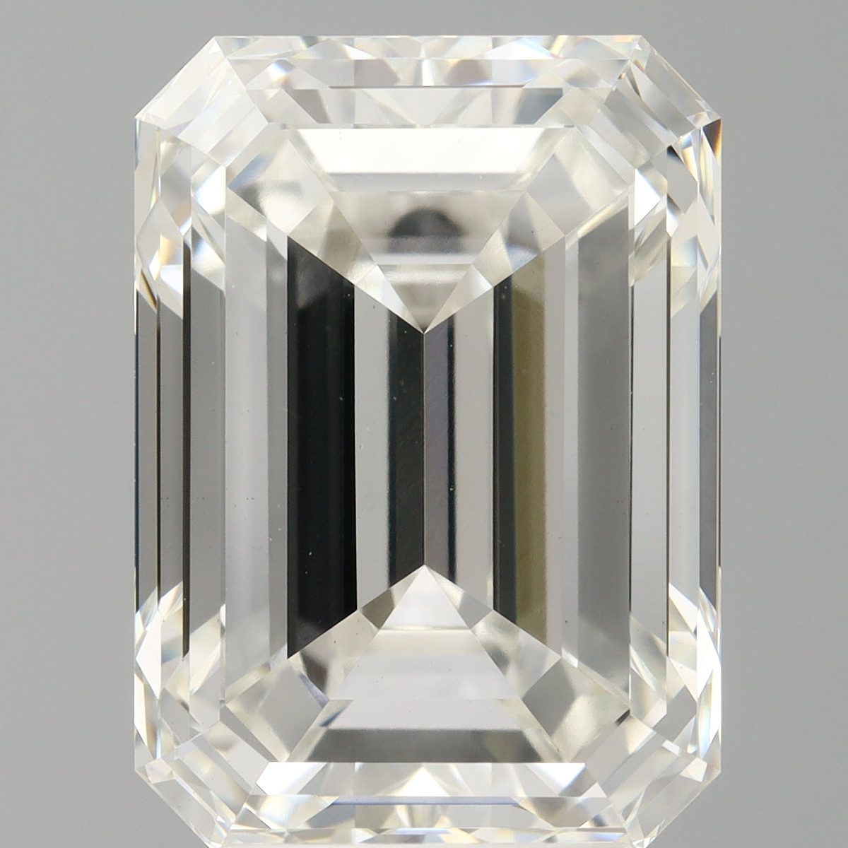 4.99 Carat Emerald Shaped, Ideal Cut, F Color, VVS2 Clarity, IGI Certified Lab Grown Diamond