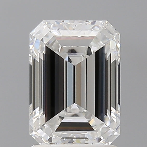 2.10 Carat Emerald Shaped, Ideal Cut, E Color, VVS2 Clarity, IGI Certified Lab Grown Diamond