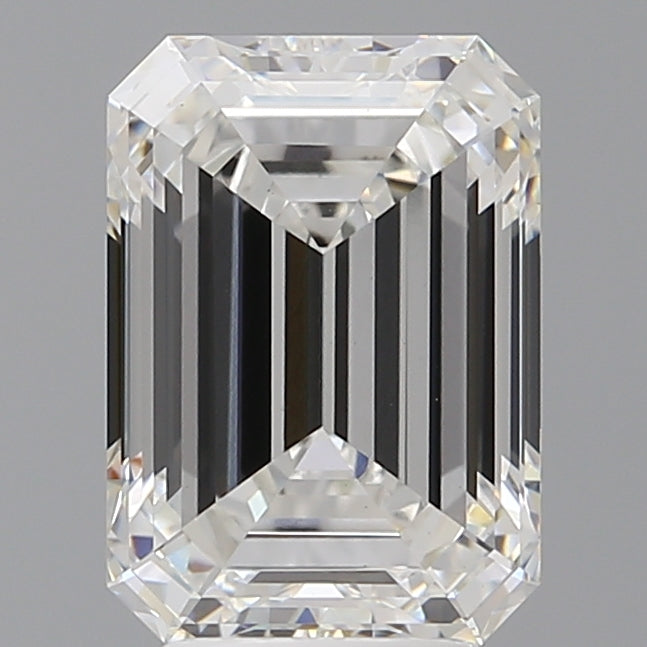 4.06 Carat Emerald Shaped, Ideal Cut, F Color, VS1 Clarity, IGI Certified Lab Grown Diamond